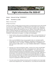 Flight Information File 2020‐07