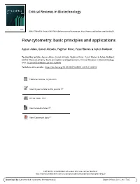 Flow Cytometry: Basic Principles and Applications
