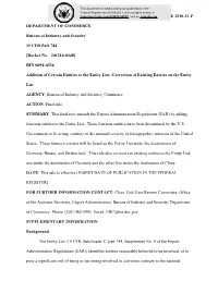 BILLING CODE 3510-33-P DEPARTMENT of COMMERCE Bureau of Industry and Security 15 CFR Part 744 [Docket No. 201216-0348] RIN