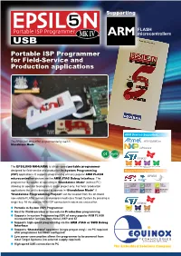 Portable ISP Programmer for Field-Service and Production Applications