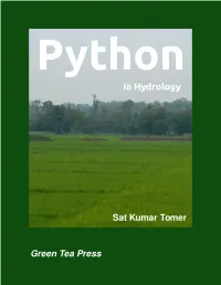 Python in Hydrology In