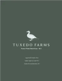 Tuxedo Farms Smart Code