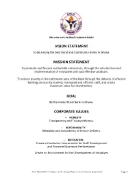 2018 Annual Report and Financial Statements Page | 1