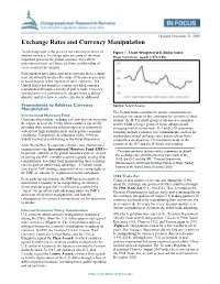 Exchange Rates and Currency Manipulation