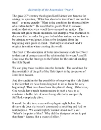 Pentecost and the Second Coming of Christ at the End of the Age