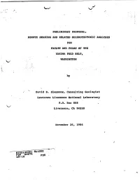 "Preliminary Proposal, Remote Sensing and Related