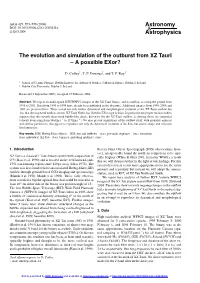 The Evolution and Simulation of the Outburst from XZ Tauri – a Possible Exor?