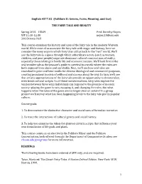 The Fairy Tale and Reality