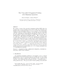 The Generalized Assignment Problem with Minimum Quantities