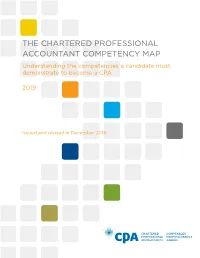 The Chartered Professional Accountant Competency Map