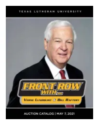 To View the 2021 Front Row Auction Catalog