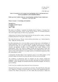 Combating Anti-Semitism Submitted By