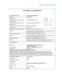 Fcc Part 95 Test Report