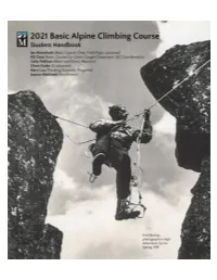 2021 Basic Climbing Handbook