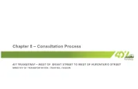 Chapter 8 – Consultation Process