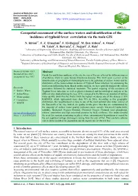 Geospatial Assessment of the Surface Waters and Identification of The