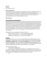 Lisp Tutorial