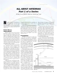 ABOUT ANTENNAS Part 1 of a Series by Bob Grove W8JHD, Publisher, Monitoring Times