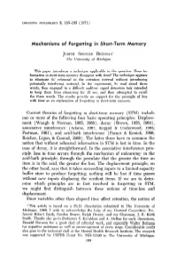 Mechanisms of Forgetting in Short-Term Memory