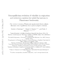 Non-Equilibrium Evolution of Volatility in Origination and Extinction Explains Fat-Tailed Fluctuations in Phanerozoic Biodiversi