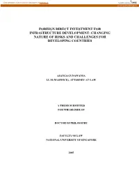 Changing Nature of Risks and Challenges for Developing Countries
