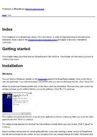 Index Getting Started Installation