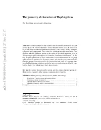 The Geometry of Characters of Hopf Algebras 3