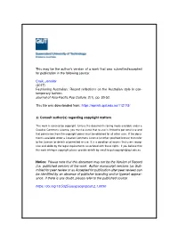 This May Be the Author's Version of a Work That Was Submitted/Accepted for Publication in the Following Source: Craik, Jennife