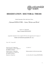 Dissertation / Doctoral Thesis