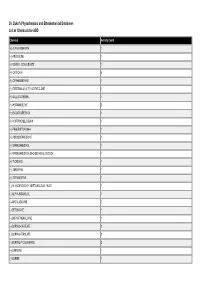 Dr. Duke's Phytochemical and Ethnobotanical Databases List of Chemicals for ADD