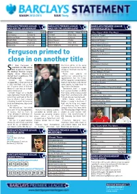 Ferguson Primed to Close in on Another Title