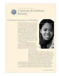 ACCOUNTABILITY PROFILE University of California, Berkeley