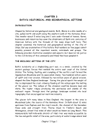 Chapter 3 Bath's Historical and Geographical Setting