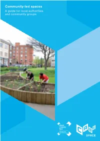 Community-Led Spaces a Guide for Local Authorities and Community Groups