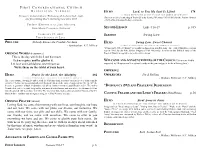Order of Service and Related Material for February 21