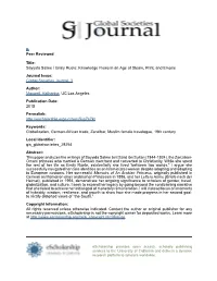 Sayyida Salme / Emily Ruete: Knowledge Flows in an Age of Steam, Print, and Empire