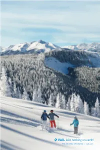 2017–2018 Vail Mountain Resource Guide