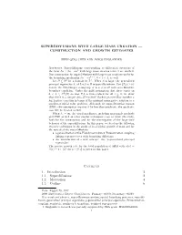 Superdiffusions with Large Mass Creation--Construction and Growth