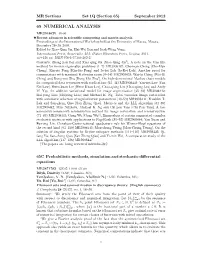 65 Numerical Analysis