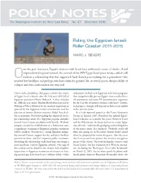POLICY NOTES the Washington Institute for Near East Policy ■ No