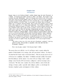 Chapter One Introduction