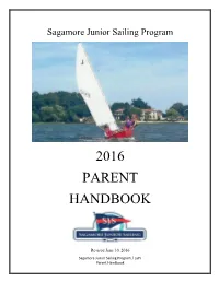 2016 Parent Handbook