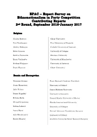 Contributing Experts 2017