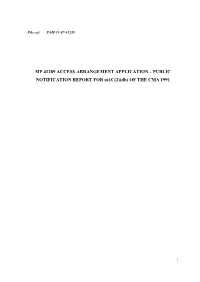 Te Kuha Public Notification Report