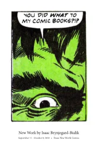 "You Did WHAT to My Comics?!?" Show Catalog