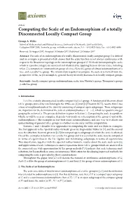Computing the Scale of an Endomorphism of a Totally Disconnected Locally Compact Group