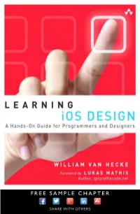 Learning Ios Design Addison-Wesley Learning Series