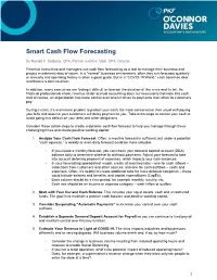 Smart Cash Flow Forecasting