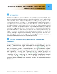 Stepwise Standardized Approach to the Basic Ultrasound Examination