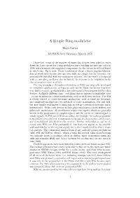 A Simple Ring-Modulator